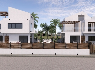 3D Ανέγερση δύο διώροφων κατοικιών με πισίνα